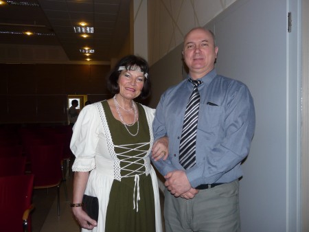 Dévai Nagy Kamilla Művésznővel.